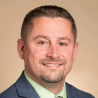 A headshot of a person