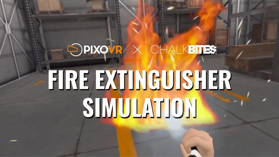 Fire extinguisher simulation title card
