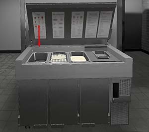 Food prep station qsr