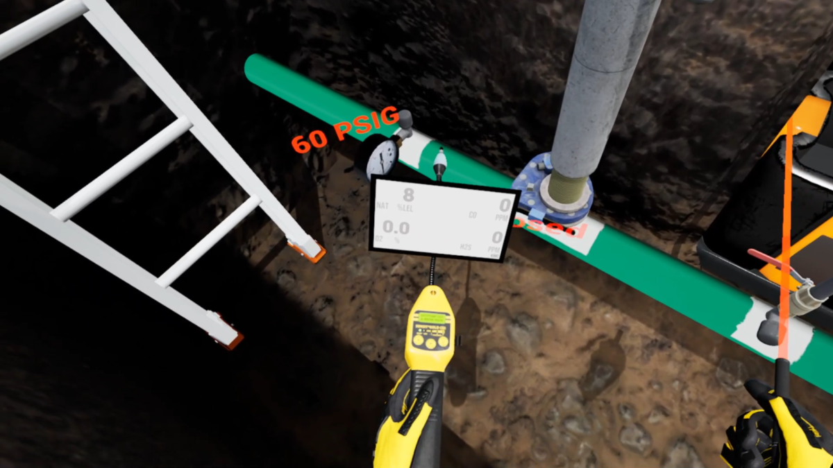 Working on residential gas lines