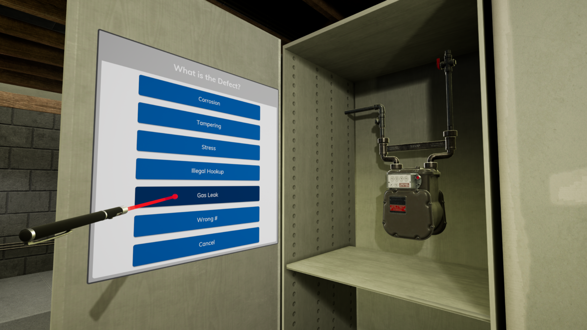 Choosing from a menu which problem is correct