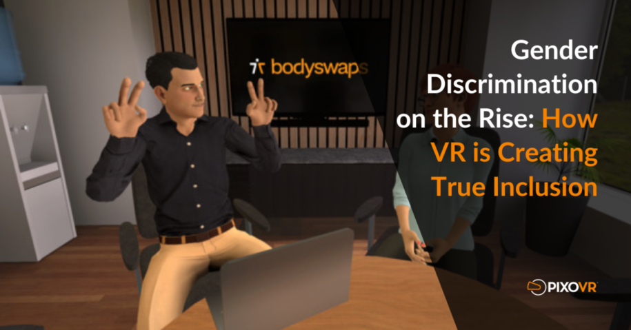 Title card about gender discrimination