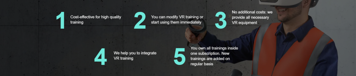 GWPRO 5 reasons to use VR graphic