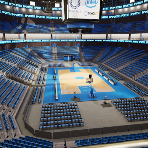 Olympic basketball court