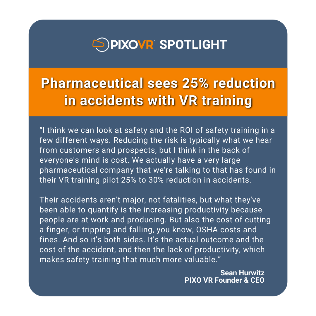 PIXO content spotlight reduction in accidents