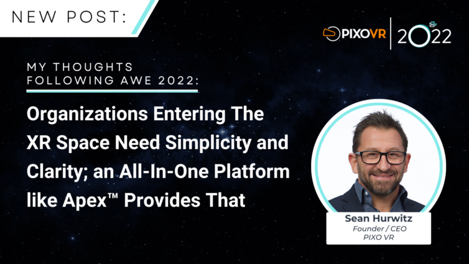 PIXO CEO Sean on a title card